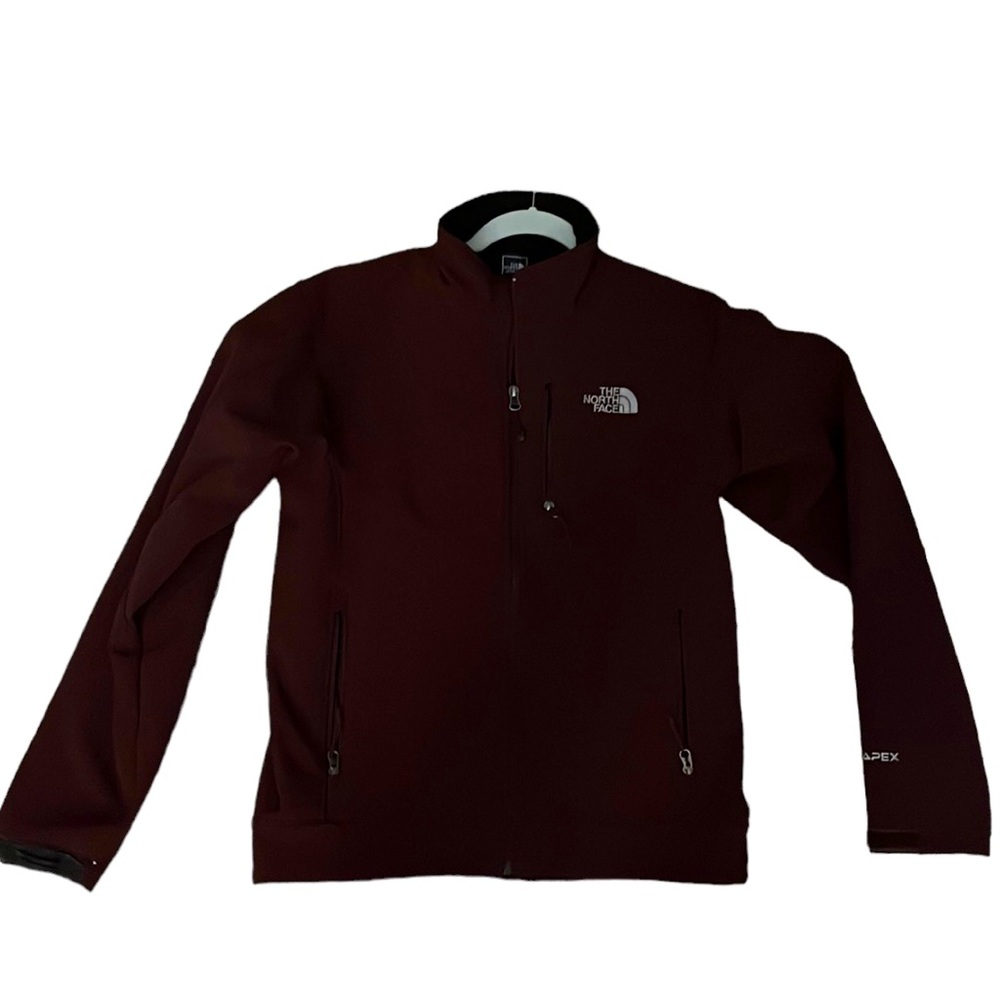 Women’s Burgandy North Face Zip up jacket S